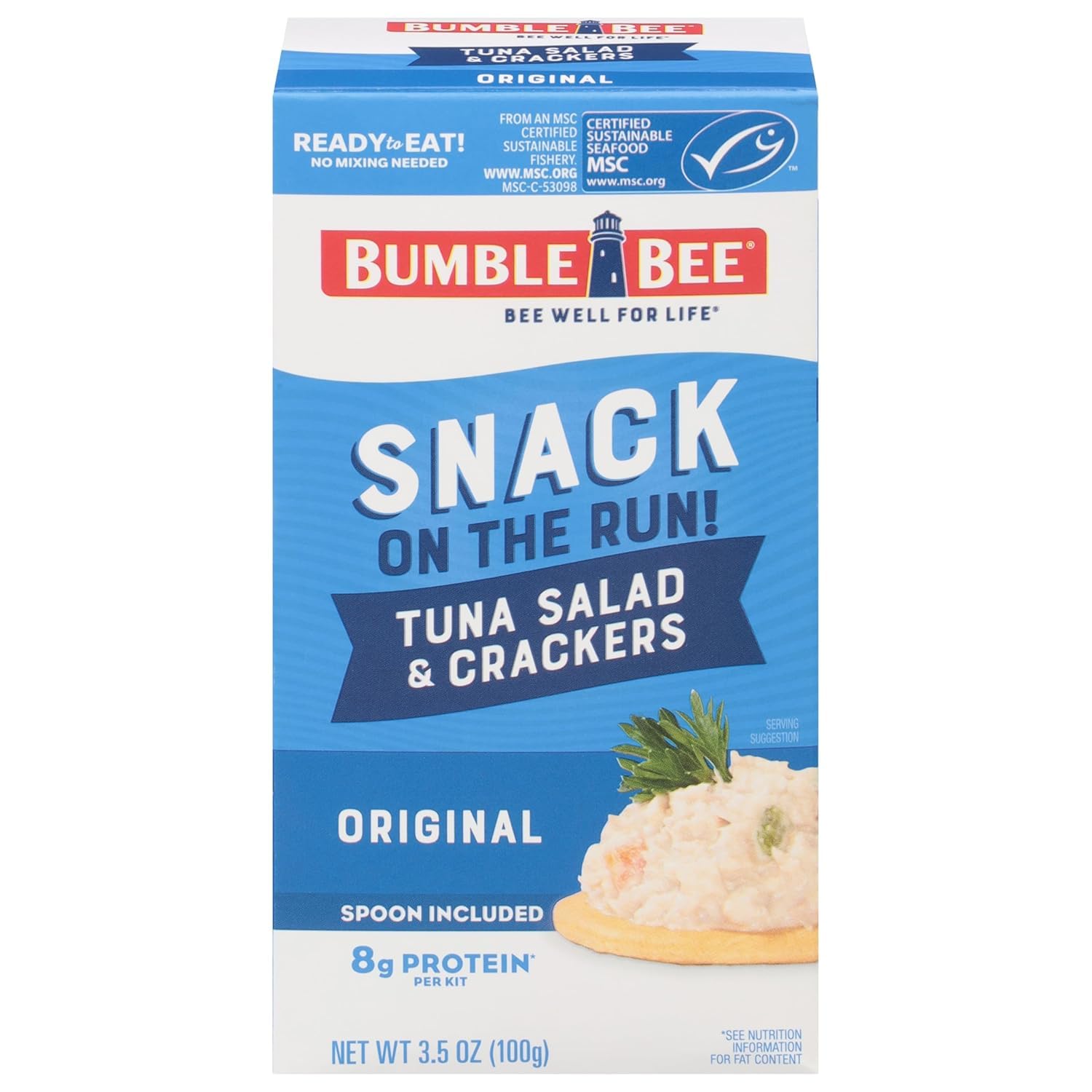 Bumble Bee Snack On The Run Tuna Salad & Crackers Original (100g)-image-39