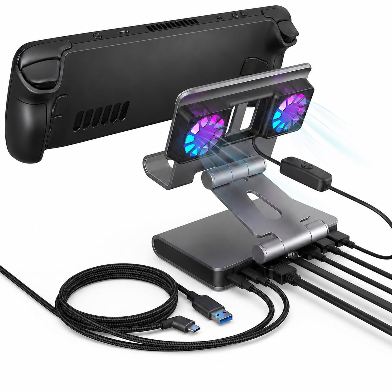 その他 ayn 4K60Hz multi-function gaming DOCK Amazon.com: 6-in-1 Gaming Docking Station, Built-in Cooling Fan