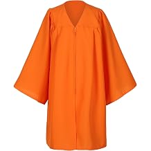 Kindergarten Graduation Gown for Kids, Matte Preschool & Primary School Graduation Robe