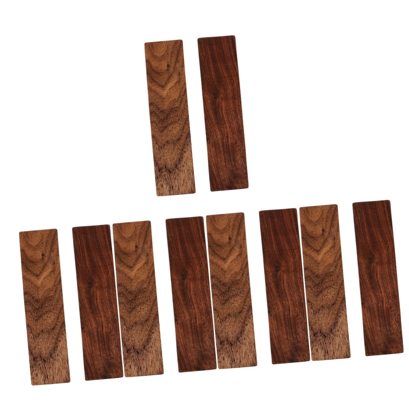 NUOBESTY 5 Sätze Unbearbeitete Holzblöcke Für Diy Holzschnitzerei Für Kreative Projekte Basteln Und Modellbau 2 Stücke * 5