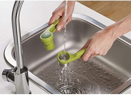 Miniatura 18 de Exprimidor ergonómico, con giro, de acero inoxidable Joseph Joseph, (Potato Ricer), Blanco