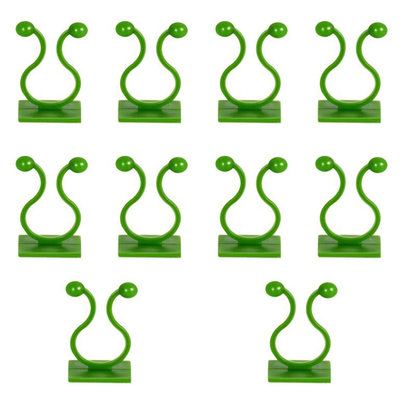 Onezebra 100 pcs Plant Clips for Climbing Plants Self Plant Wall Clips,Durable Climbing plant support,AdhesiveClimbing Plant Support