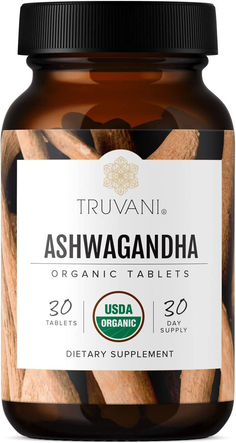 Truvani Organic Ashwagandha | 30 Day Supply