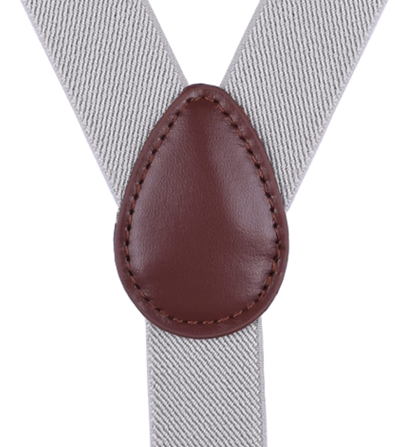Juego de tirantes y pajarita ajustables con clips de corazón para hombre y niño