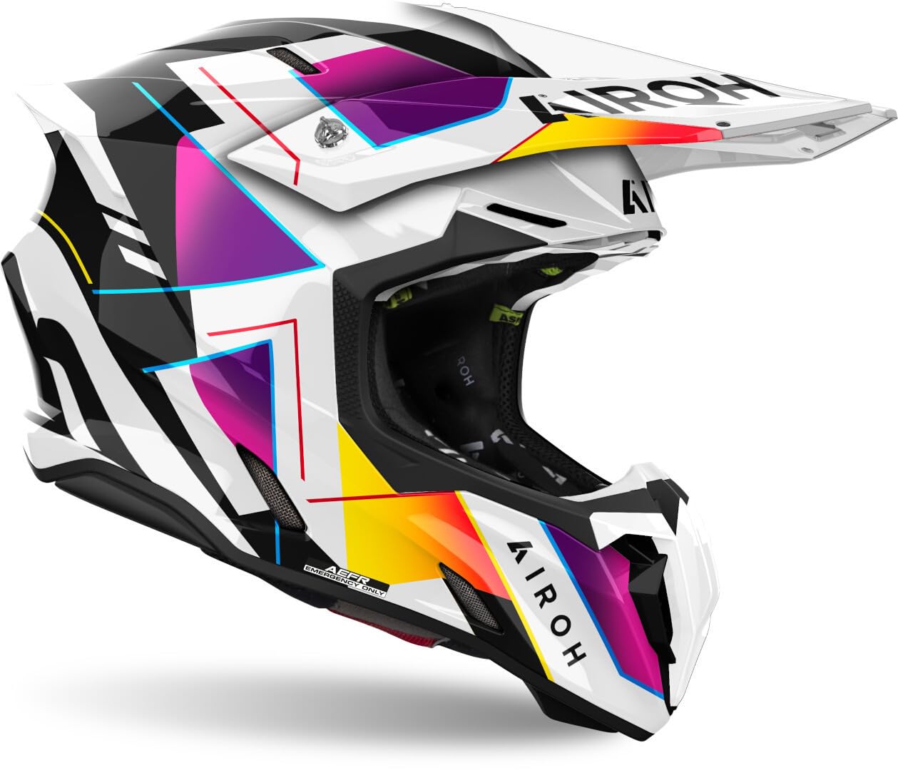 Airoh Twist 3 Rainbow Casque de Motocross