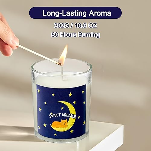 Miniatura 3 de OSHINE Juego de velas perfumadas la vela perfumada de cera de soja de vidrio es muy adecuada para mujeres baño yoga Navidad cumpleaños y día de la