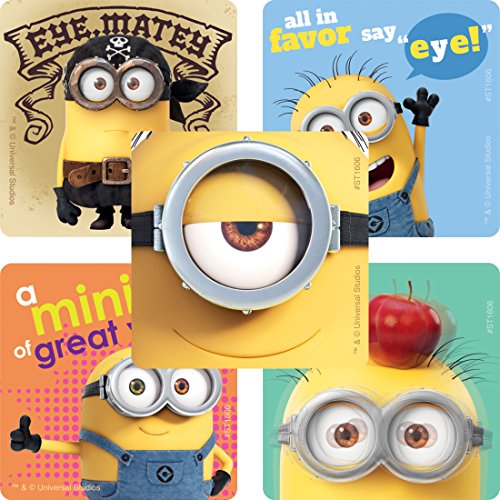 SmileMakers Minions Eyecare Stickers - Prizes and Giveaways - 100 per Pack