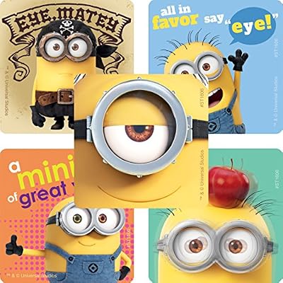 SmileMakers Minions Eyecare Stickers - Prizes and Giveaways - 100 per Pack