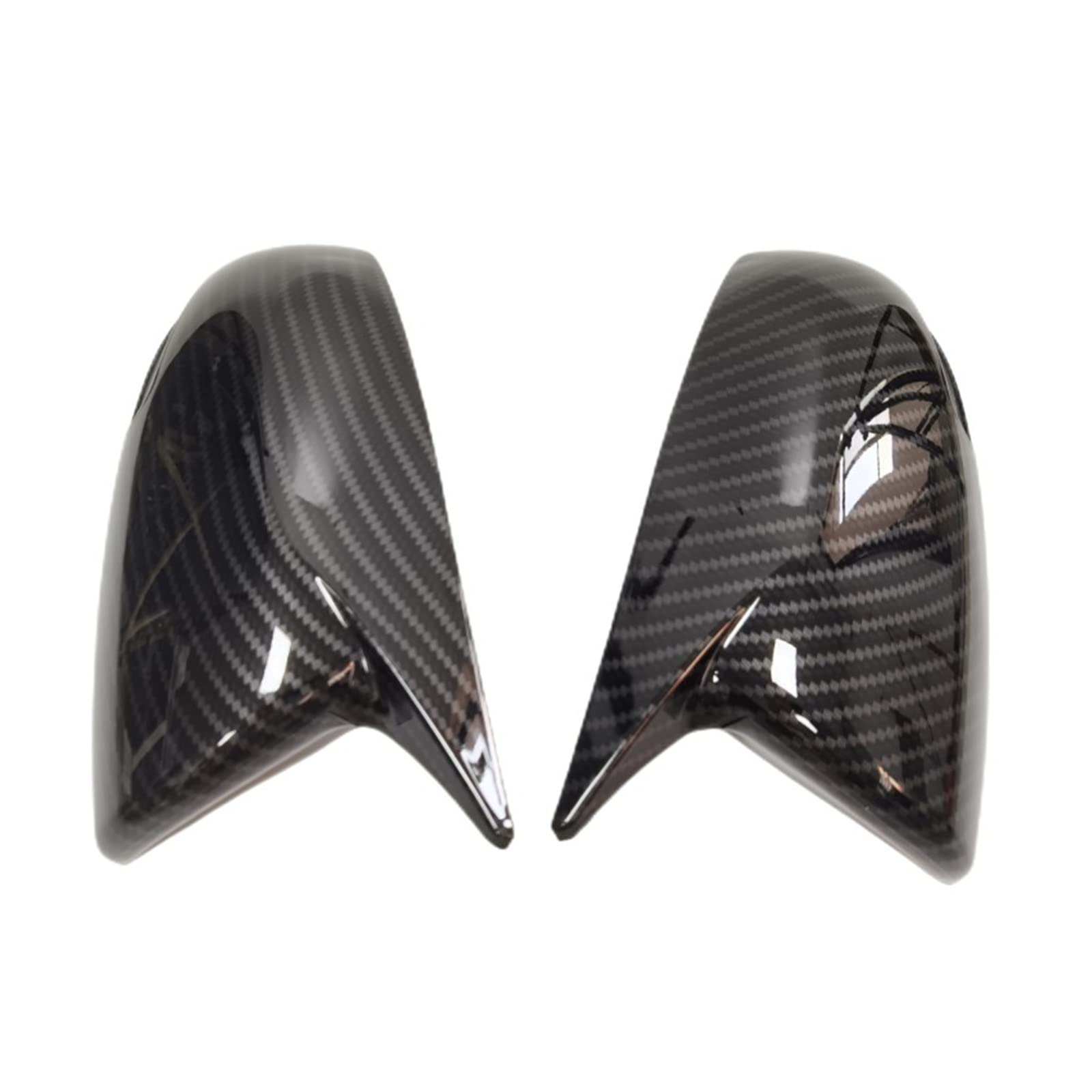 Per KIA K3 Per Forte 2009-2012 ABS Auto In Fibra di Carbonio Esterno Corpo Porta Laterale Copertura Dello Specchio Retrovisore Tappi Copri Specchietto Retrovisore