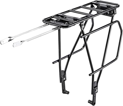 Bike Rear Rack Bicycle Luggage Carrier,Bike Rear Cargo Practical,Carrier High Load Bearing Accessory for Biking