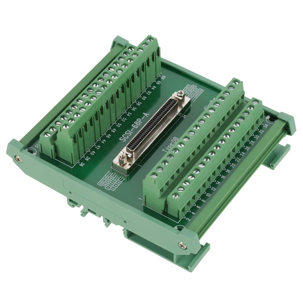 Module de borniers de relais, SCSI 68 broches, adaptateur de carte de capture de type D, connecteur femelle, bornier