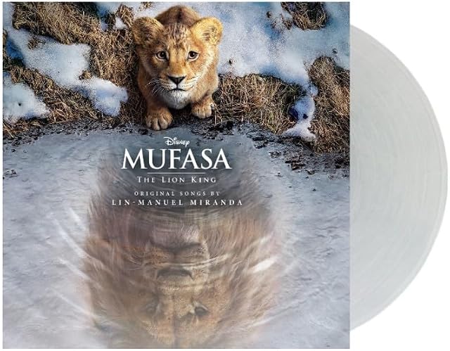 Mufasa: The Lion King - Soundtrack (Vinil Transparente) por Lebo M. Lin-manuel Miranda, capa do álbum