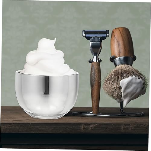 Miniatura 6 de Beaupretty Tazón de jabón de afeitar, tazón de burbujas de afeitar, cuenco de espuma para jabón para hombre, tazón de espuma para afeitar, taza de
