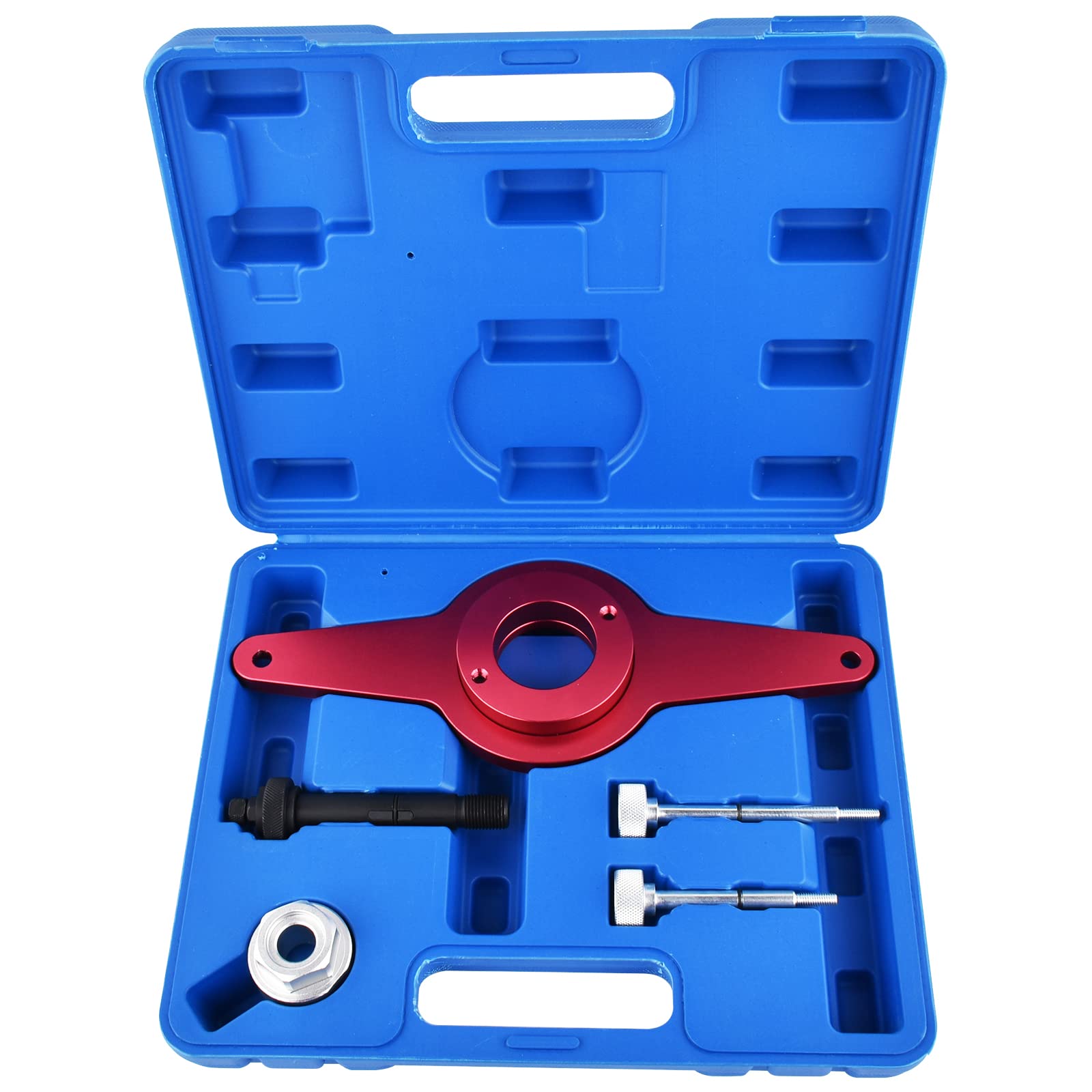 Outil de Montage D'amortisseur de Vibrations Compatible avec G0lf Pa-ss at Sha-ran Ti-guan 0ctavia Su-perb Alham-bra Le0n T0led0 A3 A4 A5 1.8L 2.0L TFSI T10531