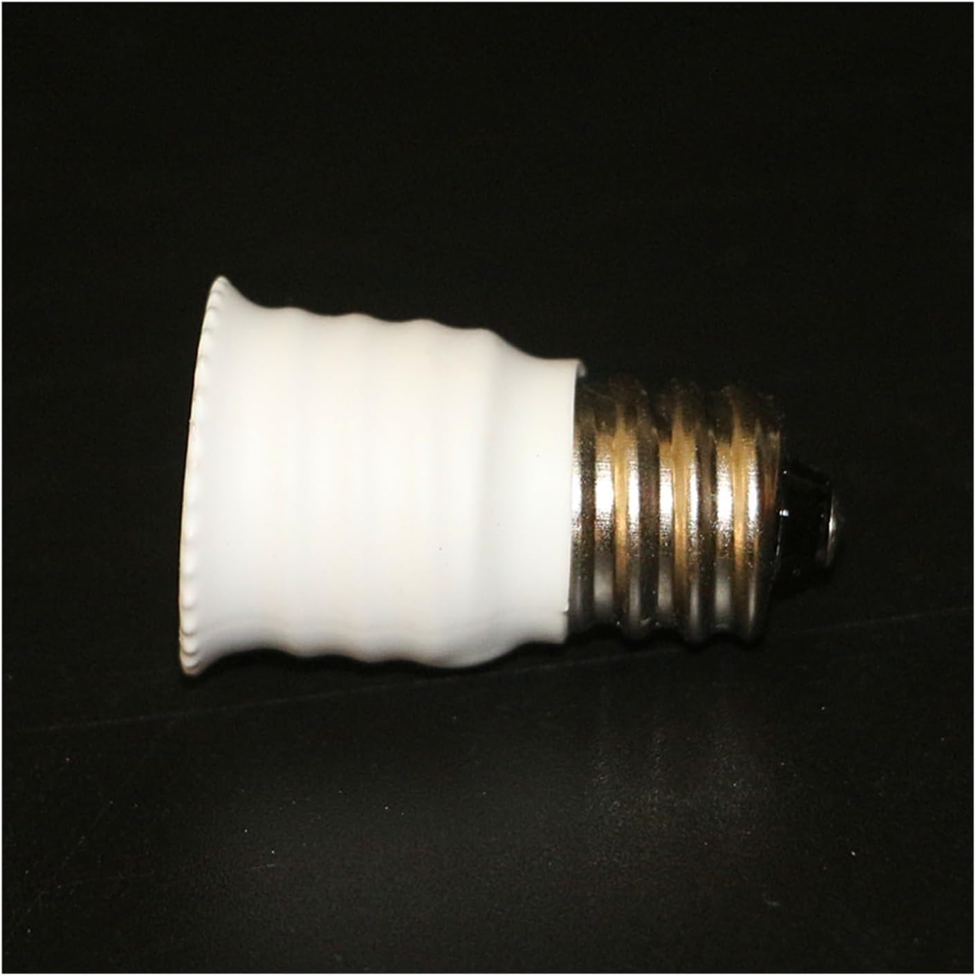 Lot de 10 Douilles De Lampe LED E12 vers E14, Couleur Blanche, en Abs Ignifuge, Adaptateur De Douille E12-e14
