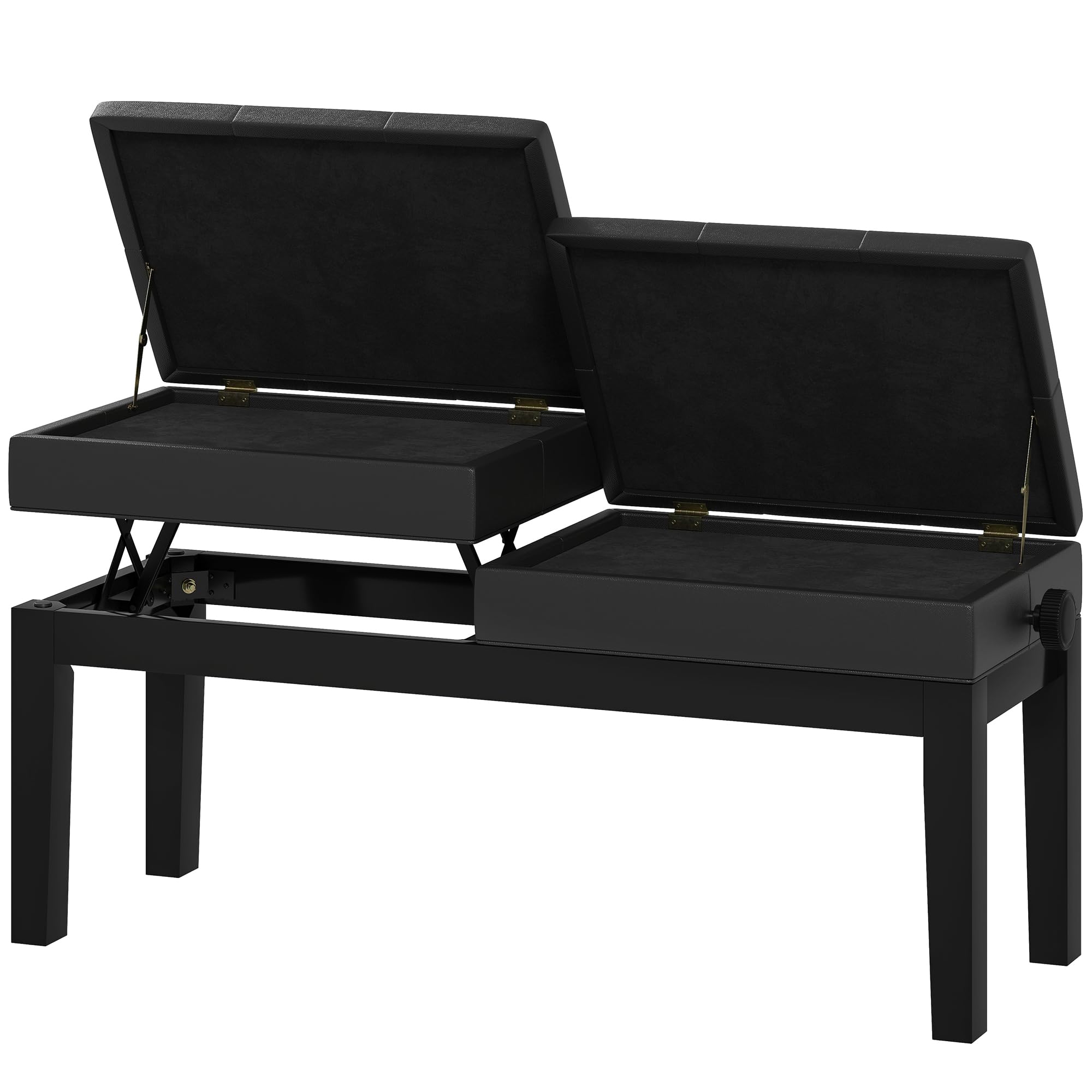 homcom banc de piano réglable hauteur