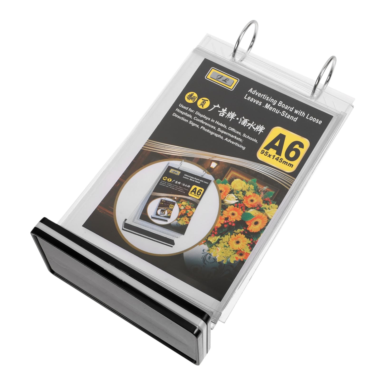 Sewroro 9piezas Soporte De Menú Vertical Para Mesa Exhibidor De Carteles Con Base Estable Soporte De Señalización Para Restaurantes y Tiendas