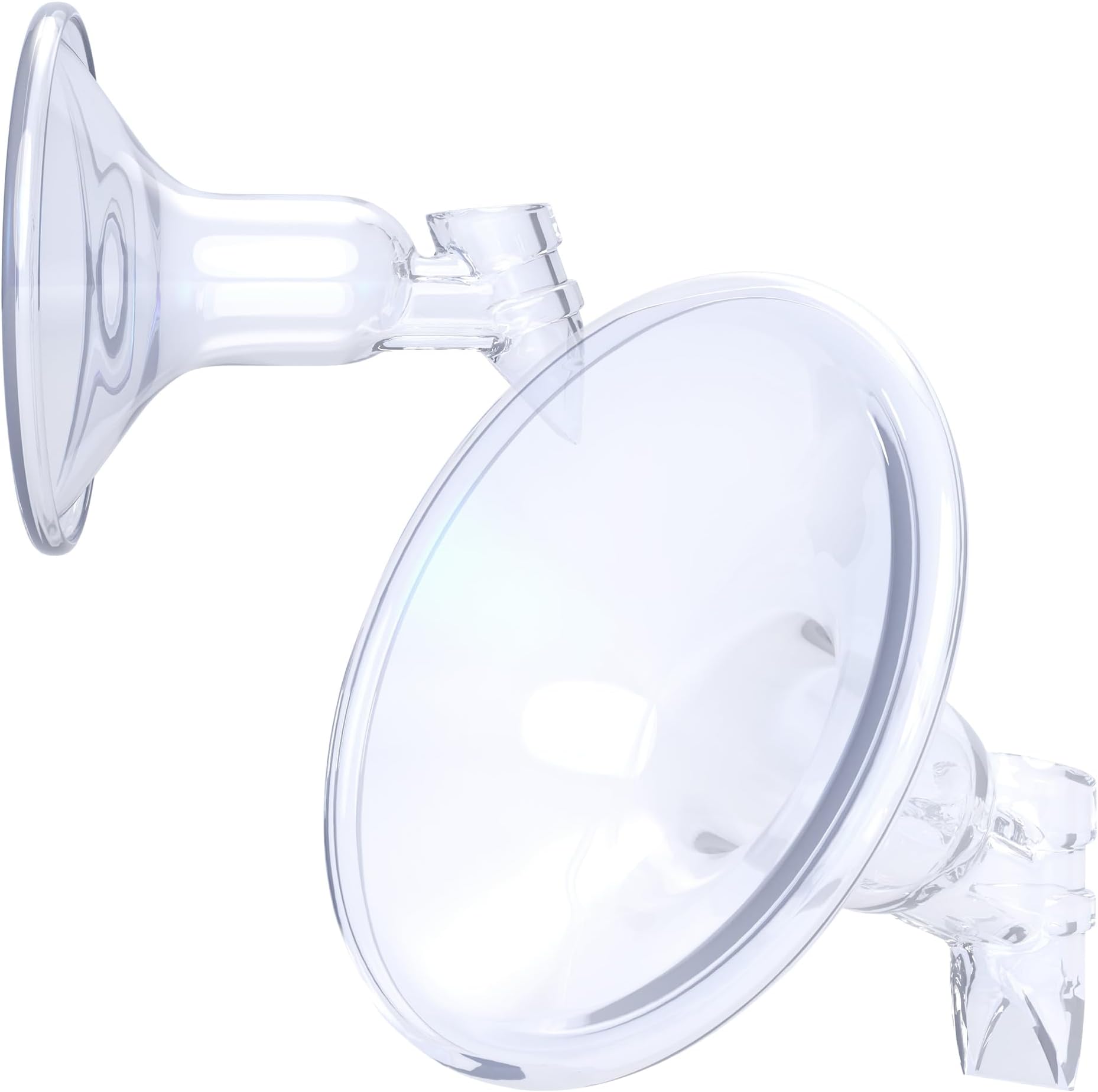 360 Fit Silicone Flange Insert with Duckbill Valve - Works with Idaho Jones, Pumpables Genie Advanced, Legendairy Milk Duette Breast Pumps, Liquid Shield Replacement - 21 mm