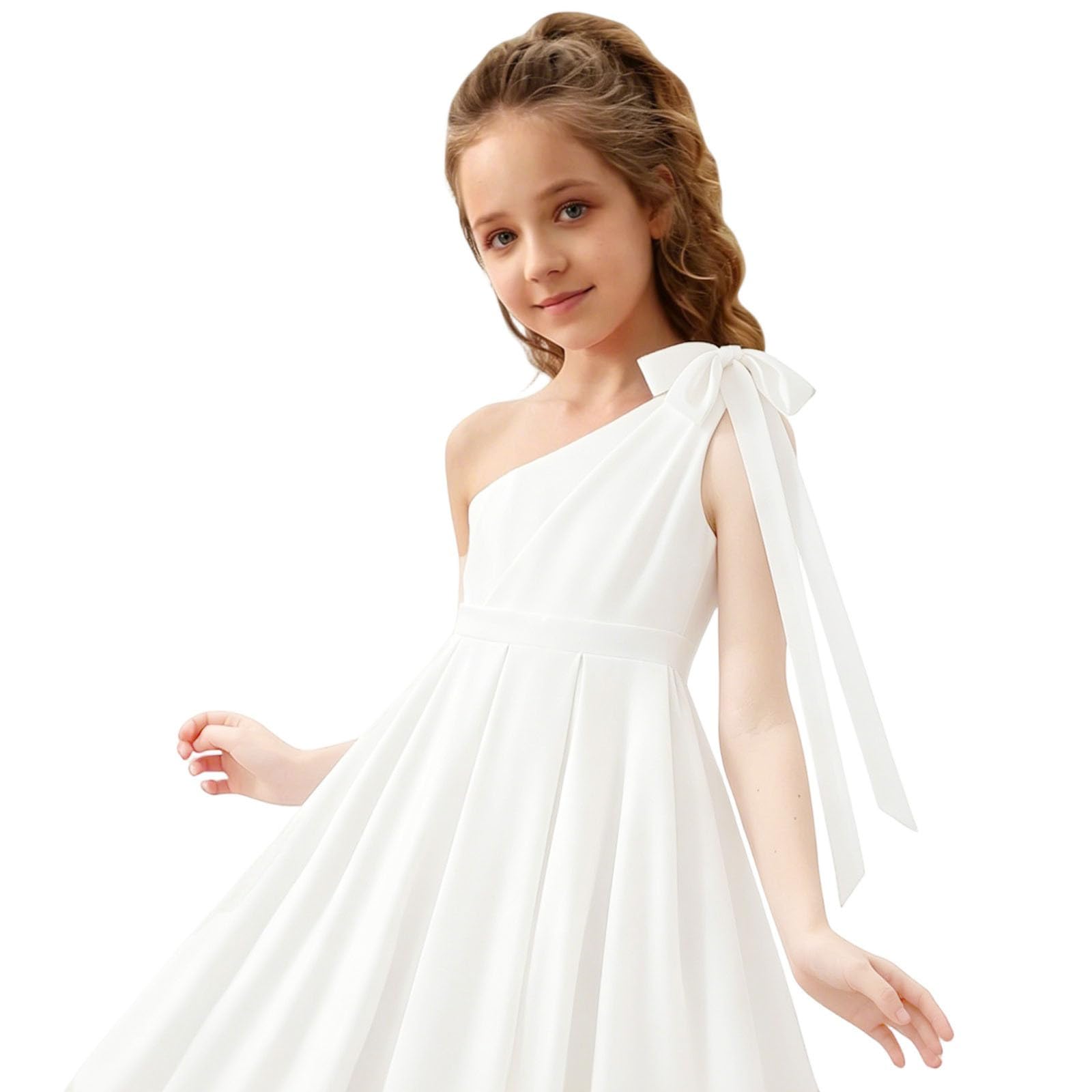 Vestidos de Niña con Estampado Floral de Corte en A, Atuendo Casual de Verano para Niñas Pequeñas, Ropa Transpirable de Algodón para Fiestas Diario