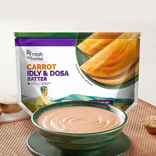 FreshToHome Healthy Carrot Idly/Dosa Batter 1kg