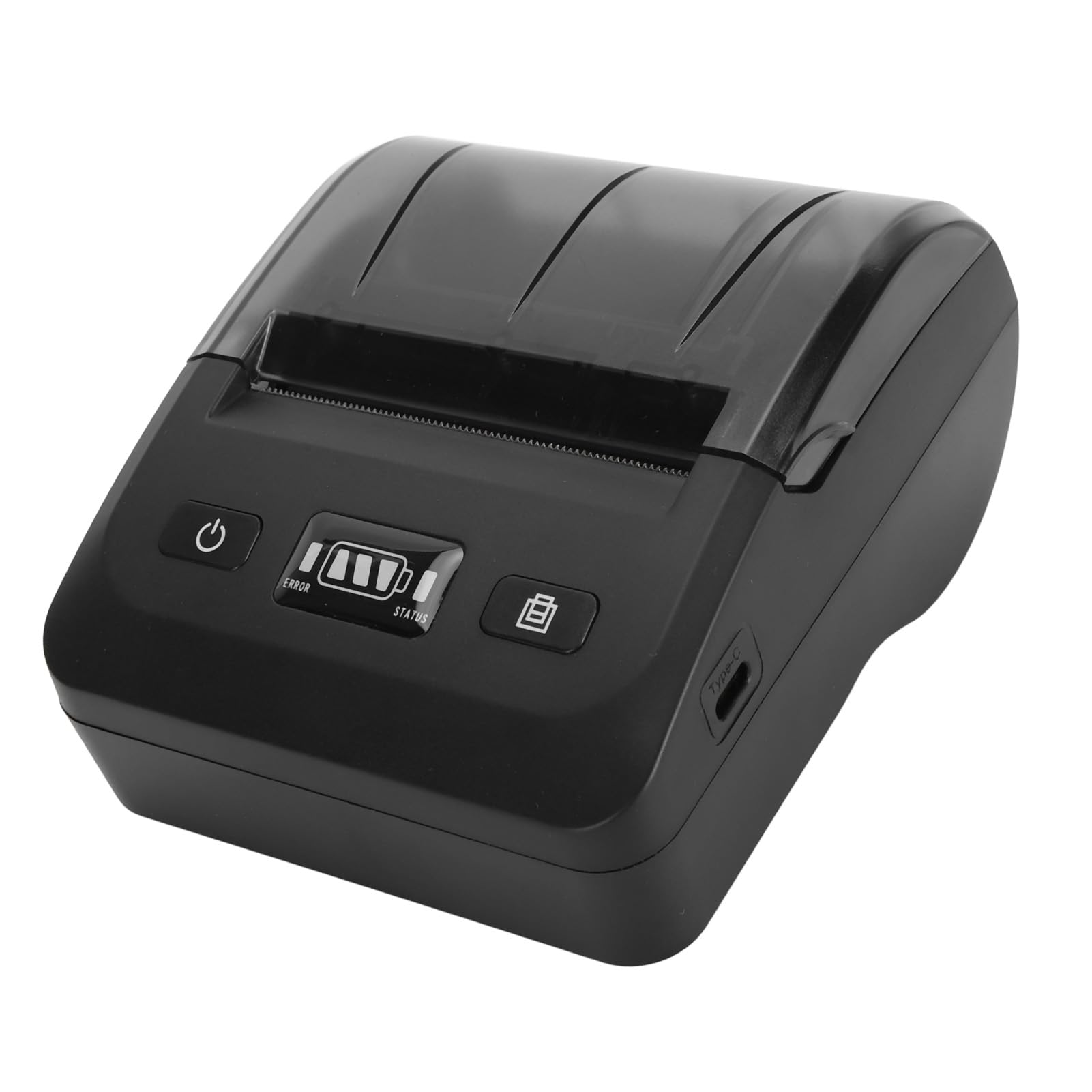 Impresora de Recibos Bluetooth, Impresora Térmica Móvil Portátil Multilingüe de 80mm para Android, iOS y Windows