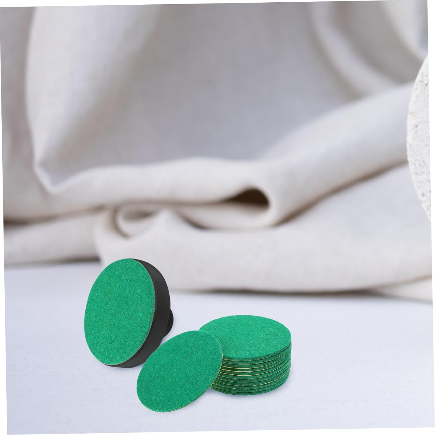 Replacement Hockey Pushers for Table Hockey 12 Pack Pads Round Patches for Air Hockey Pusher Hockey Parts