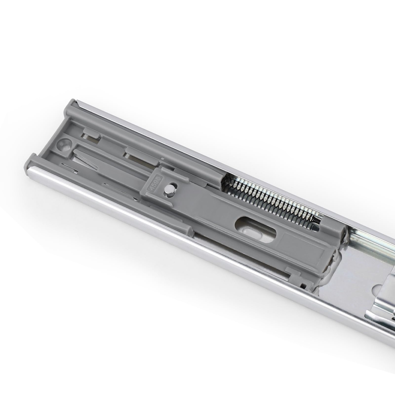 DECORITEN 14 Inch Drawer Slides, Soft Close Drawer Slide Glides Ball Bearing Full Extension Cabinet Slides, 3 Folds, Heavy Duty, 1 Pair