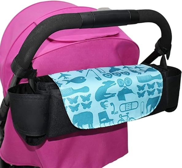 Amazon ドレスヌー ベビーカー用バッグ ベビーカーグッズ ベビーカー収納バッグ バギーバッグ ビーカーバッグ 大容量 小物入れ 取付簡単 アニマルワールド ショルダーストラップ付き 大容量 30x17x12cm ベビーカー用バッグ ベビー マタニティ 通販