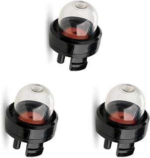 プライマリーポンプ プライミングポンプ 3個セット チェーンソー 草刈機用部品 修理交換 内径約15mm 総長約33.5mm