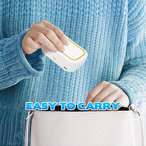 Miniatura 4 de Máquina de limpieza de lentes de contacto, limpiador ultrasónico portátil de lentes de contacto con 4 modos de temporización, vibración de alta