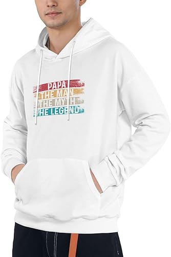 Miniatura 2 de POOEDSO Papa The Man The Myth The Legend Sweatshirts For Men Women Casual Long Sleeve Sweatshirt Pullover Hoodie with Pocket
