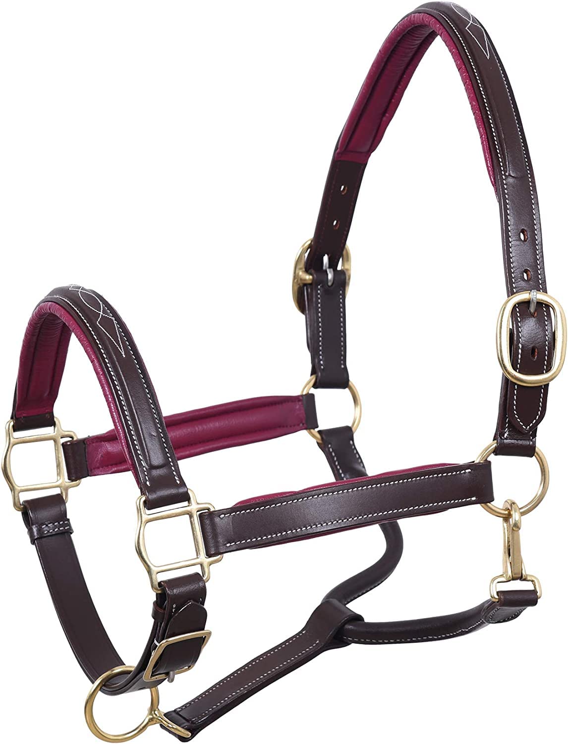 English Fancy Stitched Horse Halter/Show Horse Halters