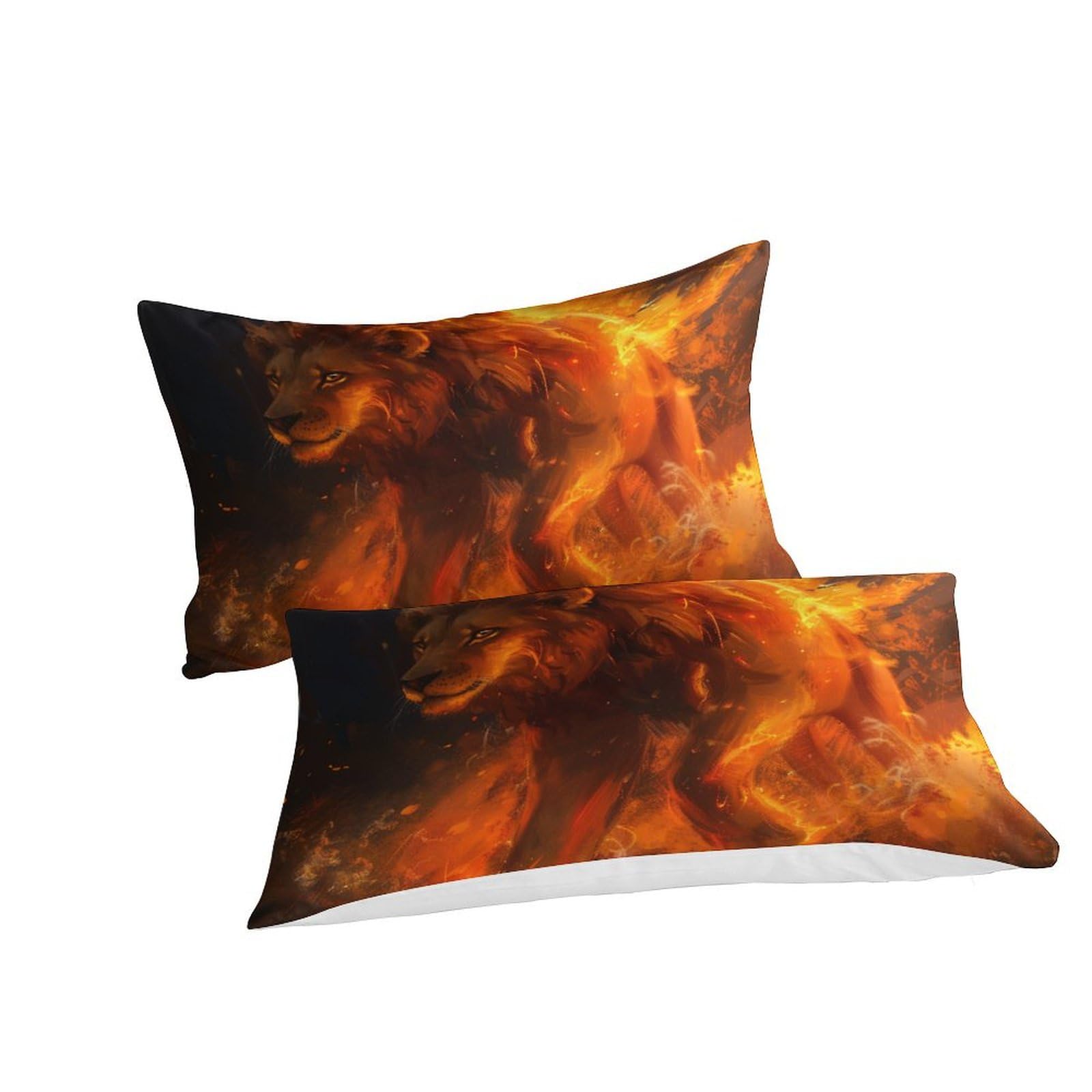 MLUNKQAIL Oranje Dekbedovertrek 120x150, Tabby Cat Beddengoed, Zacht Gezellig 3-delig 110gsm microvezel dekbedovertrek en 1xkussensloop 50x75 cm met