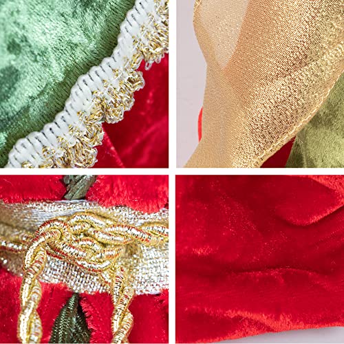 Ki Store Black Christmas Angel Tree Topper African American Ethnic 18-Inch Angel Figurines Treetop For Christmas Decoration Unlit #TOP4