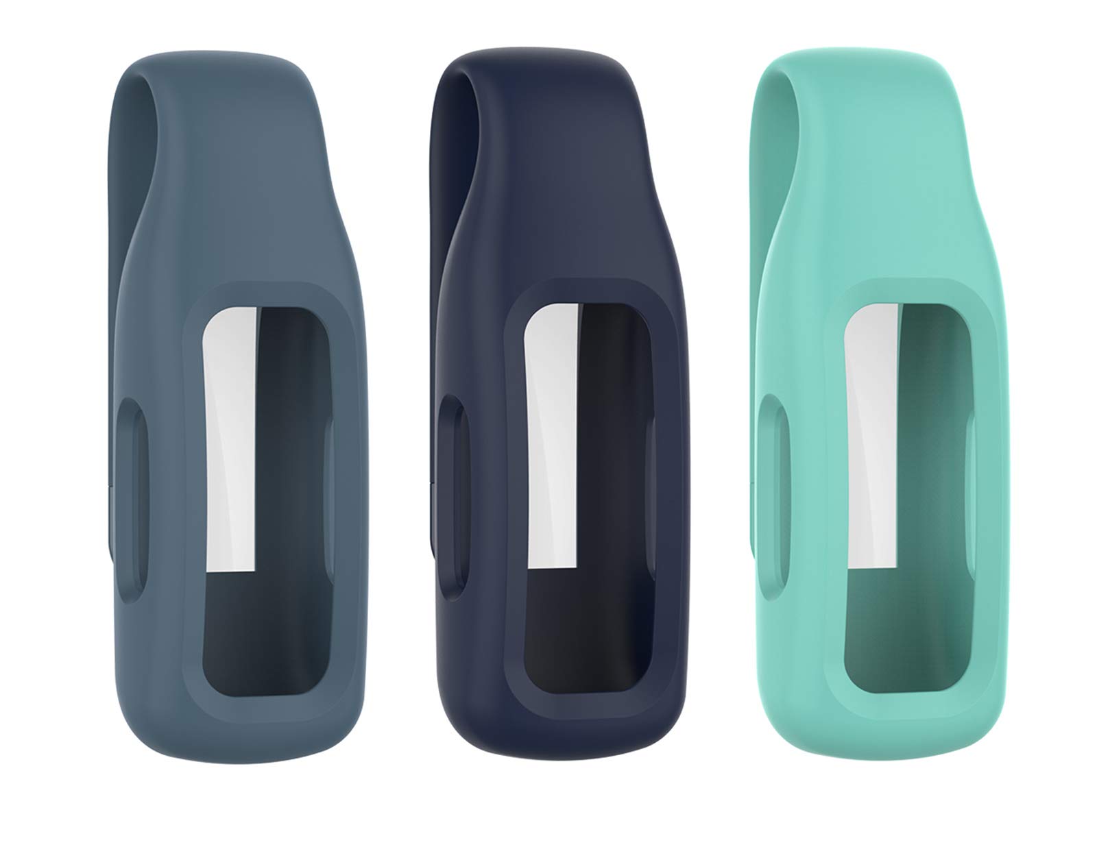 Lemspum Compatible Lightweight Clip Holder Case Replacement for Fitbit Inspire 2/Inspire 3/Ace 3 Fitness Tracker (3 Packs: Slate+Midnight+Teal)-image-49