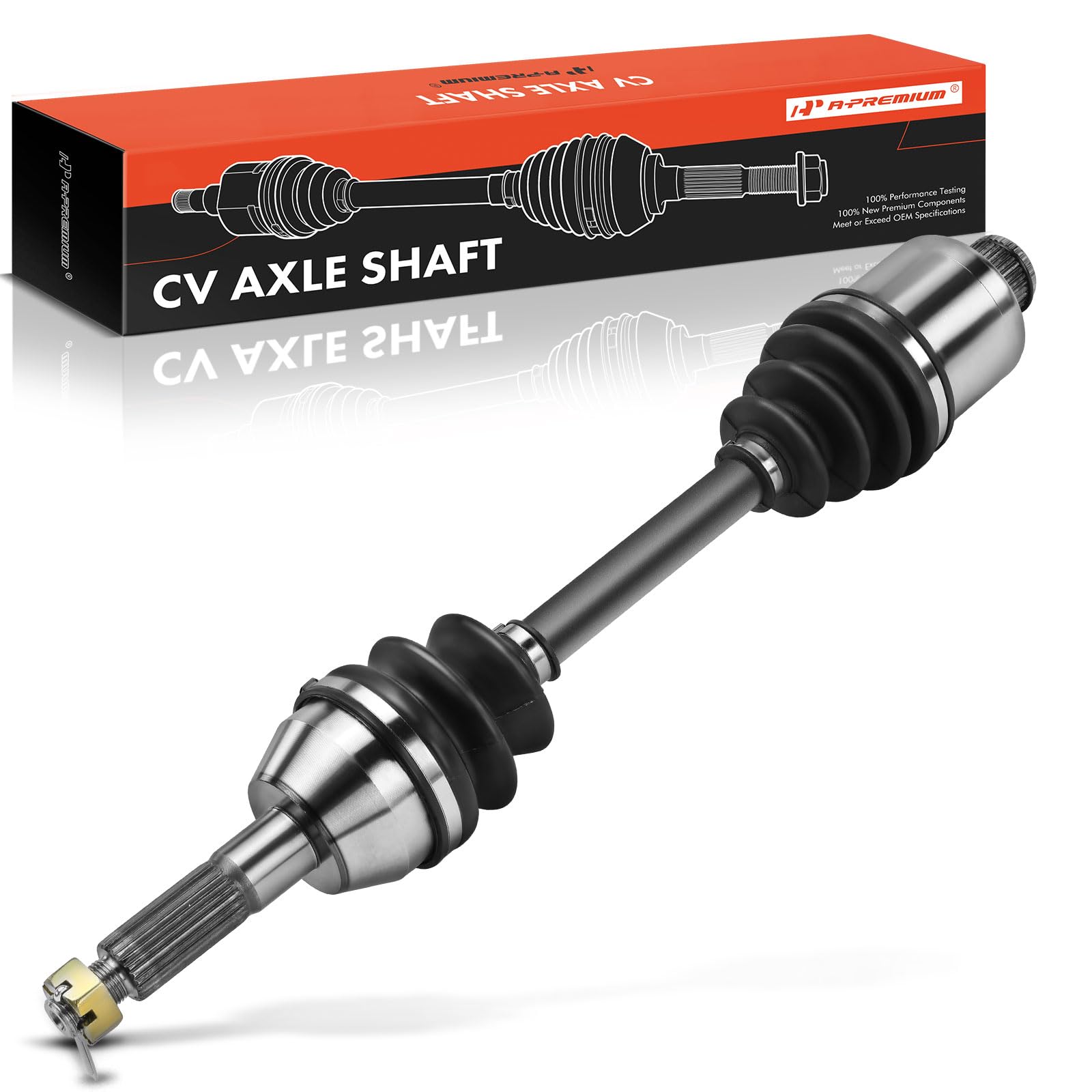 A-Premium CV Axle Shaft Assembly Compatible with Polaris Sportsman 400/450/500/600/700/800/MV7, 2003-2010, Rear Left or Right, Replace# 1380197, 1380240