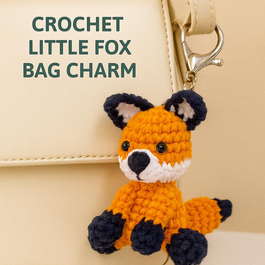 LOLCROCHET Kit de ganchillo Fox para principiantes y adultos