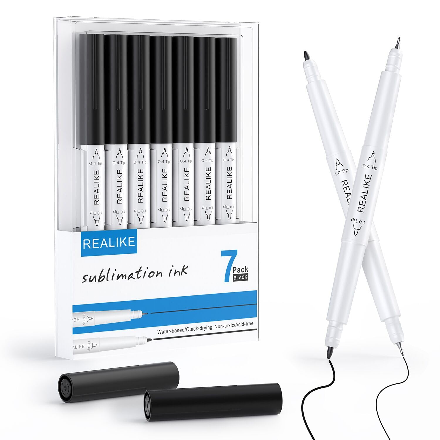 REALIKE Dual Tip Infusible Pens Compatible with Cricut Maker 3/Maker 4/Maker/Explore 3/4/…