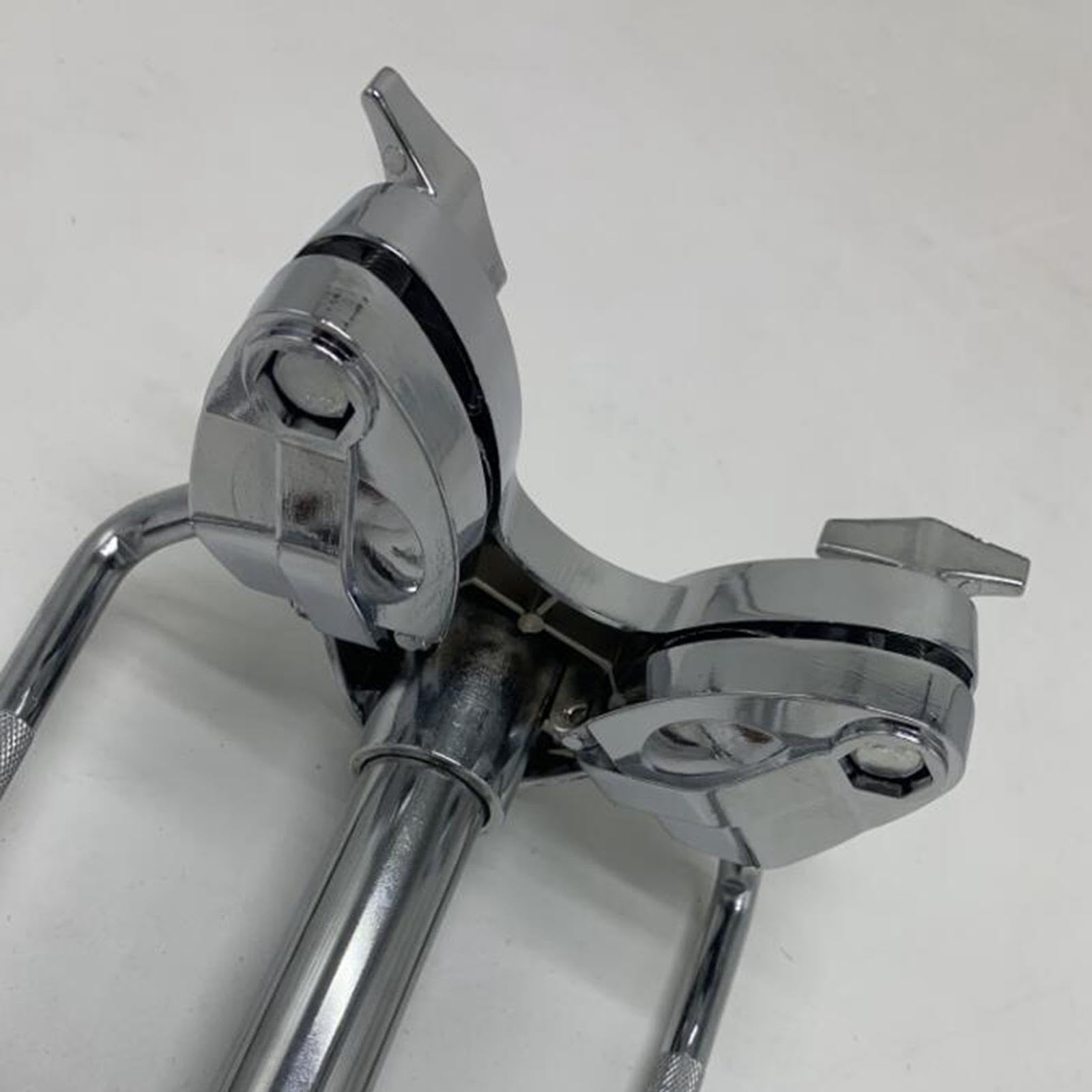 Generic Support de montage en rack Tom Drum, support de pince pour jeu de batterie, pince à bras Double Tom pour jeu de grosse caisse