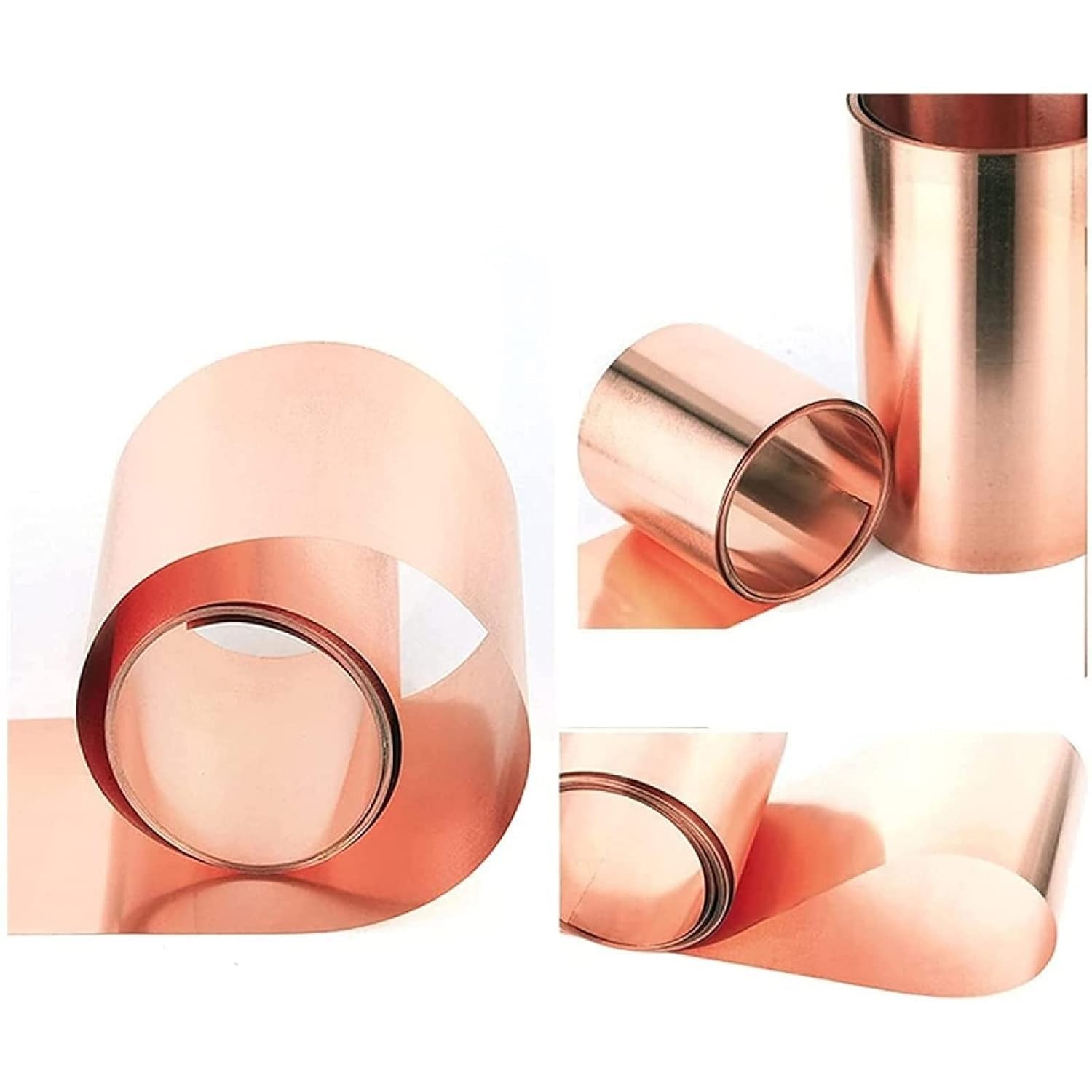 Nastro adesivo in rame resistente, Nastro in lamina di rame T2 Nastro in rame, lamina di rame ad alta purezza(0.3mm)
