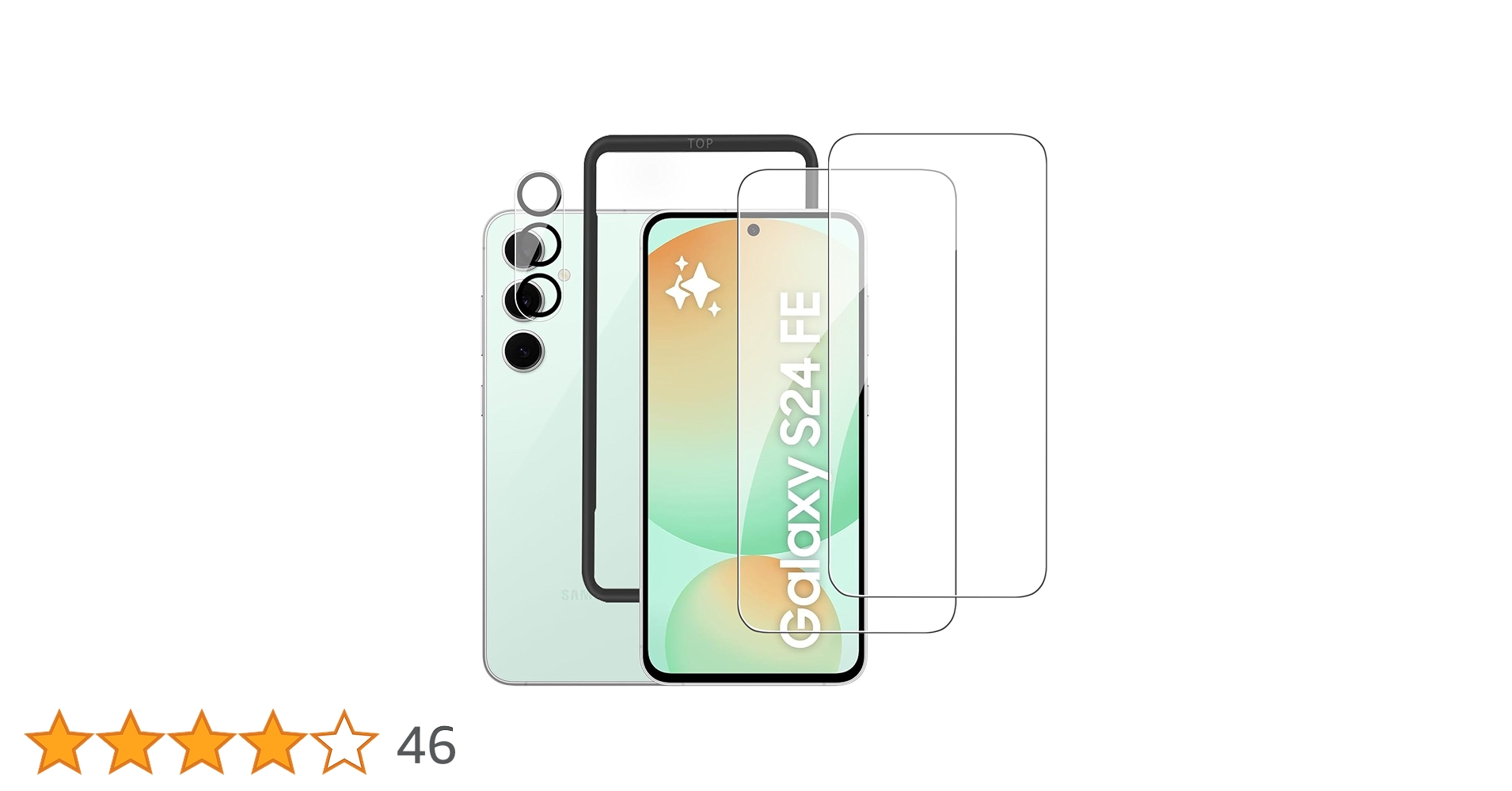 Samsung Galaxy S24 FE ☆未使用ケース、ガラスフィルム二枚付 Amazon | Galaxy S24 FE 用 ガラスフィルム(2枚) +カメラ