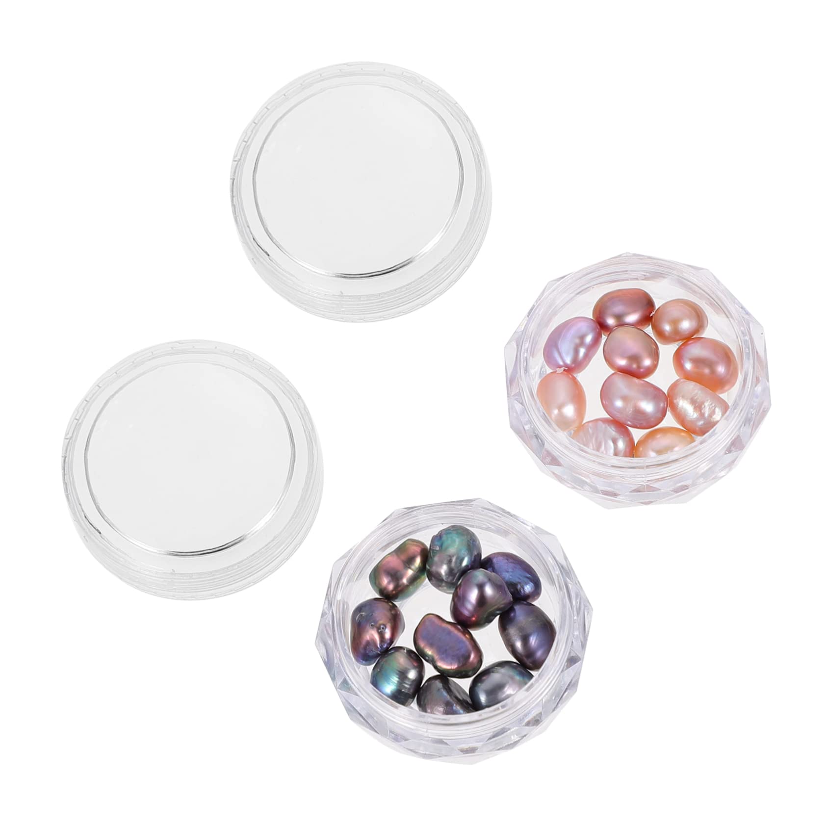 MUSISALY Nail Art Supplies 2 Boxes Assorted Nail Charms Pearl Beads Perfect for Manicure