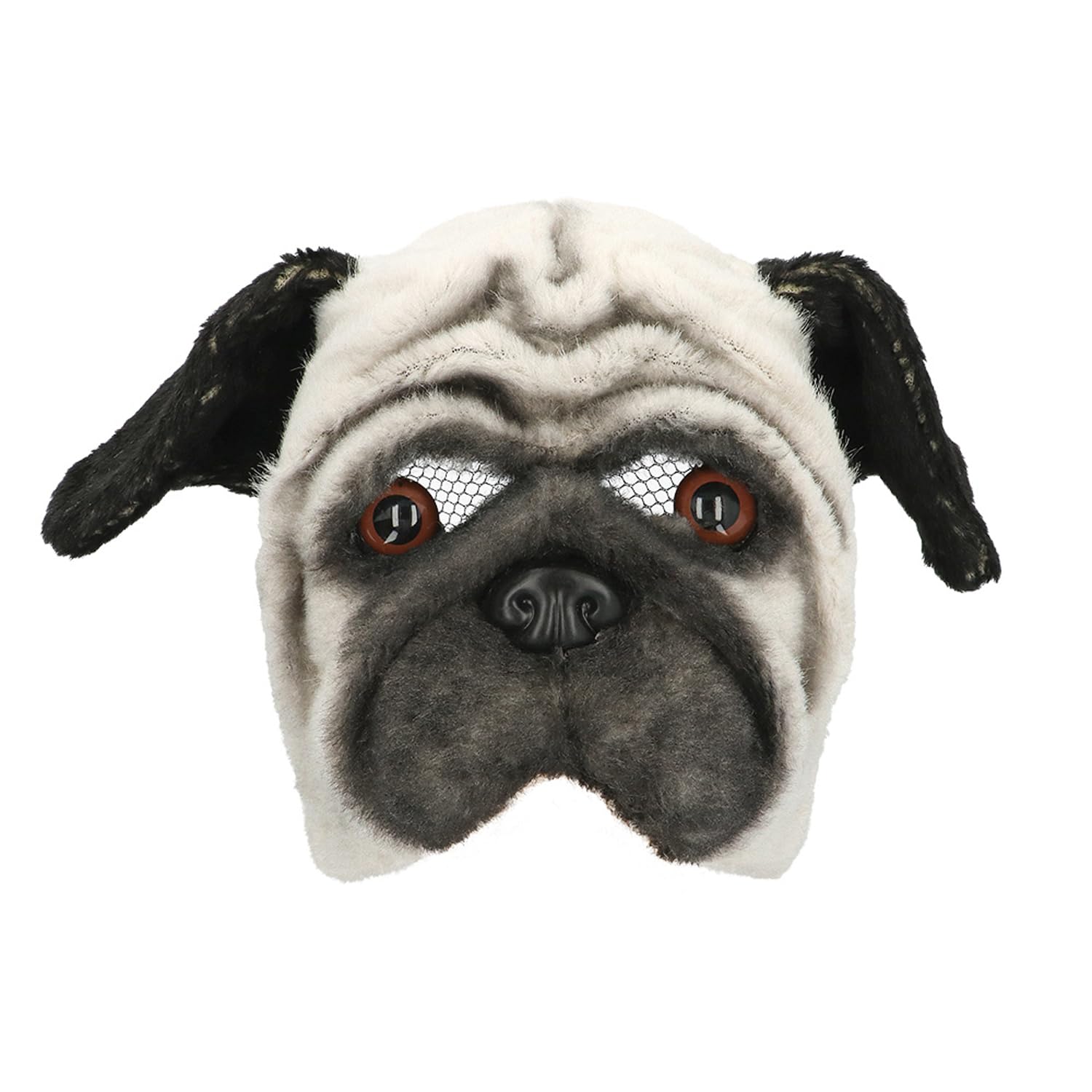 Boland Plush Animal Mask for Adults, Comfortable Fit, Half Mask for Costumes, Carnival, Theme Party or Halloween