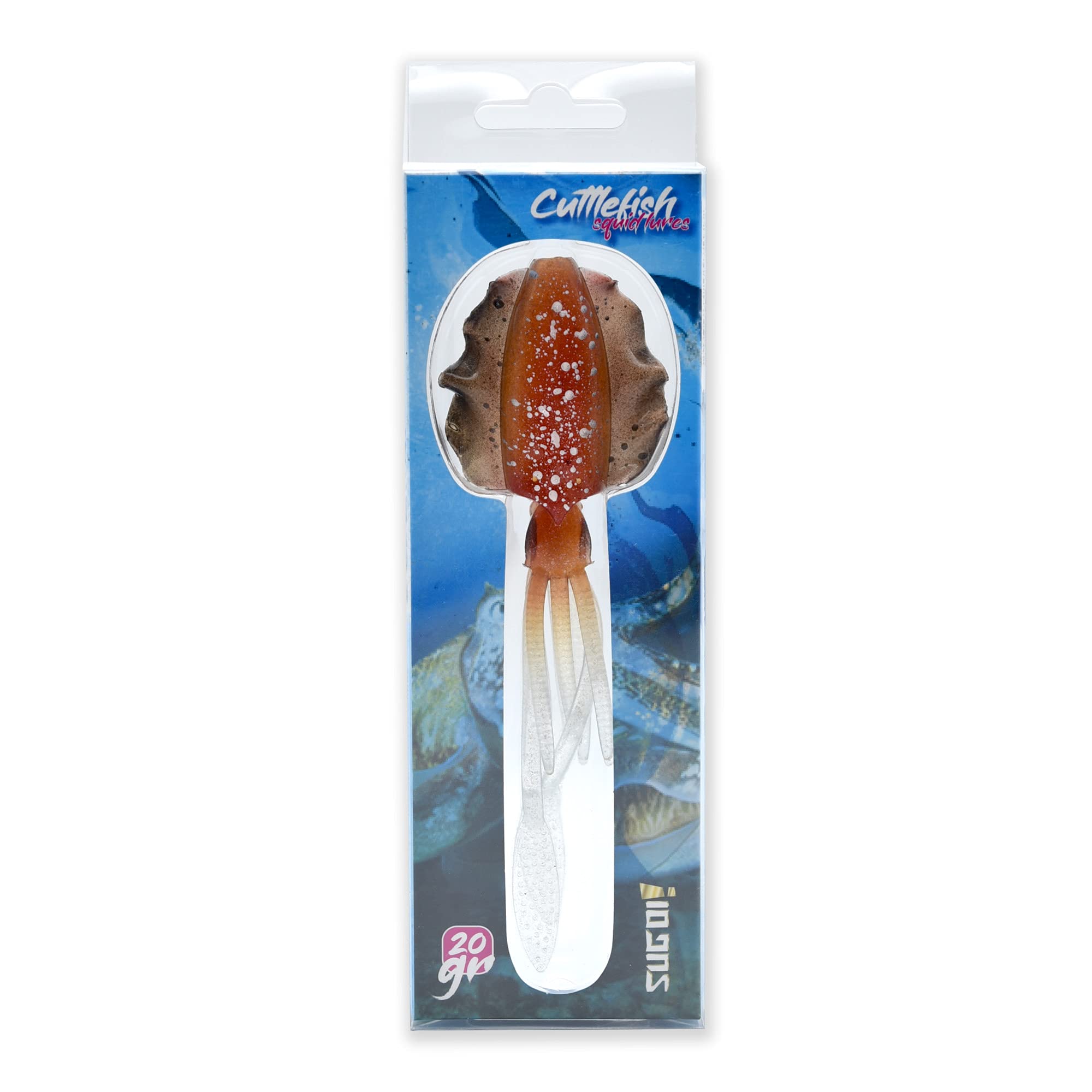 Sugoi Calamaro En Silicone Cuttlefish 15 Cm 60 Grammes Couleur SP