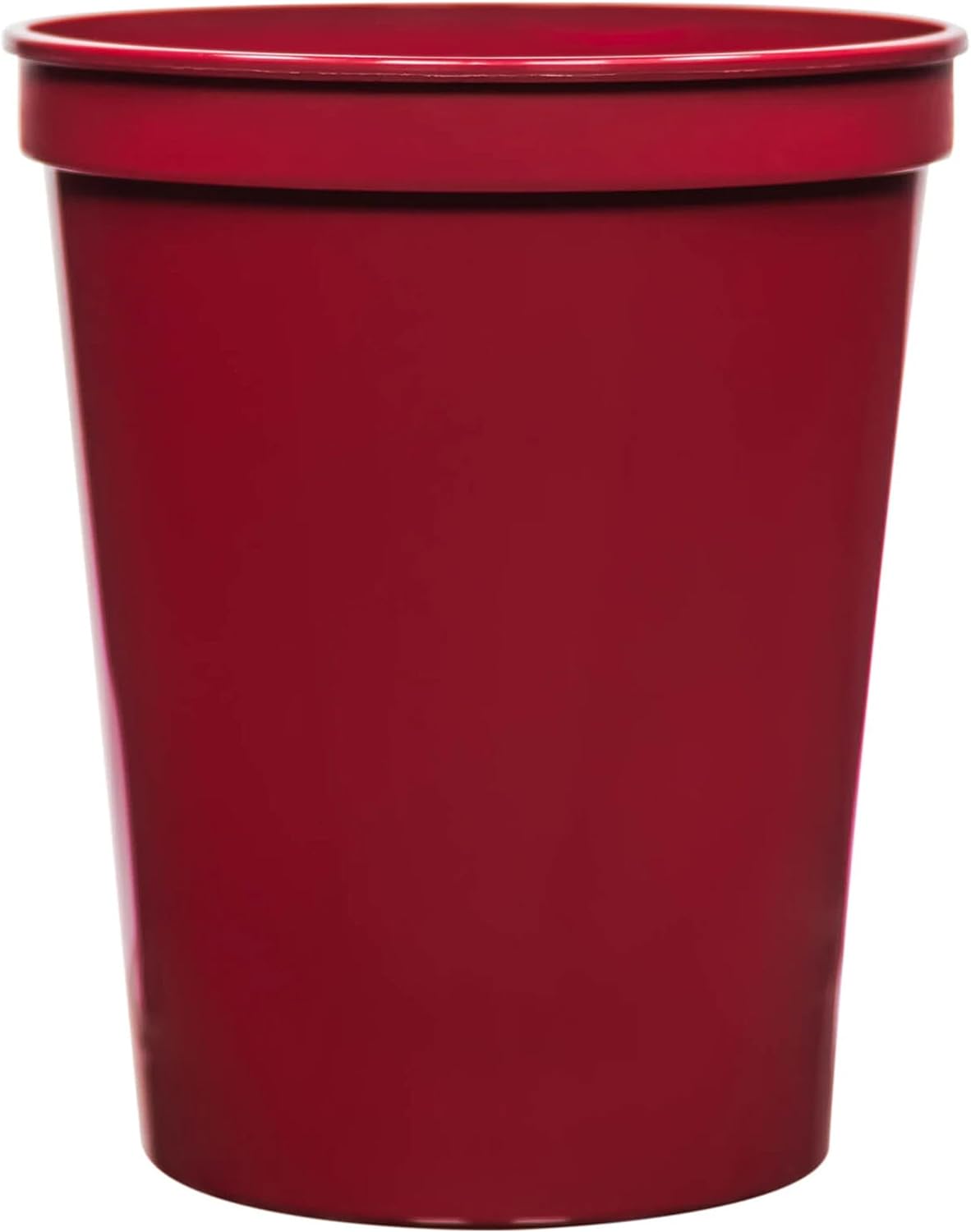USMG 16oz Blank Stadium Cups (Maroon, QTY 100)