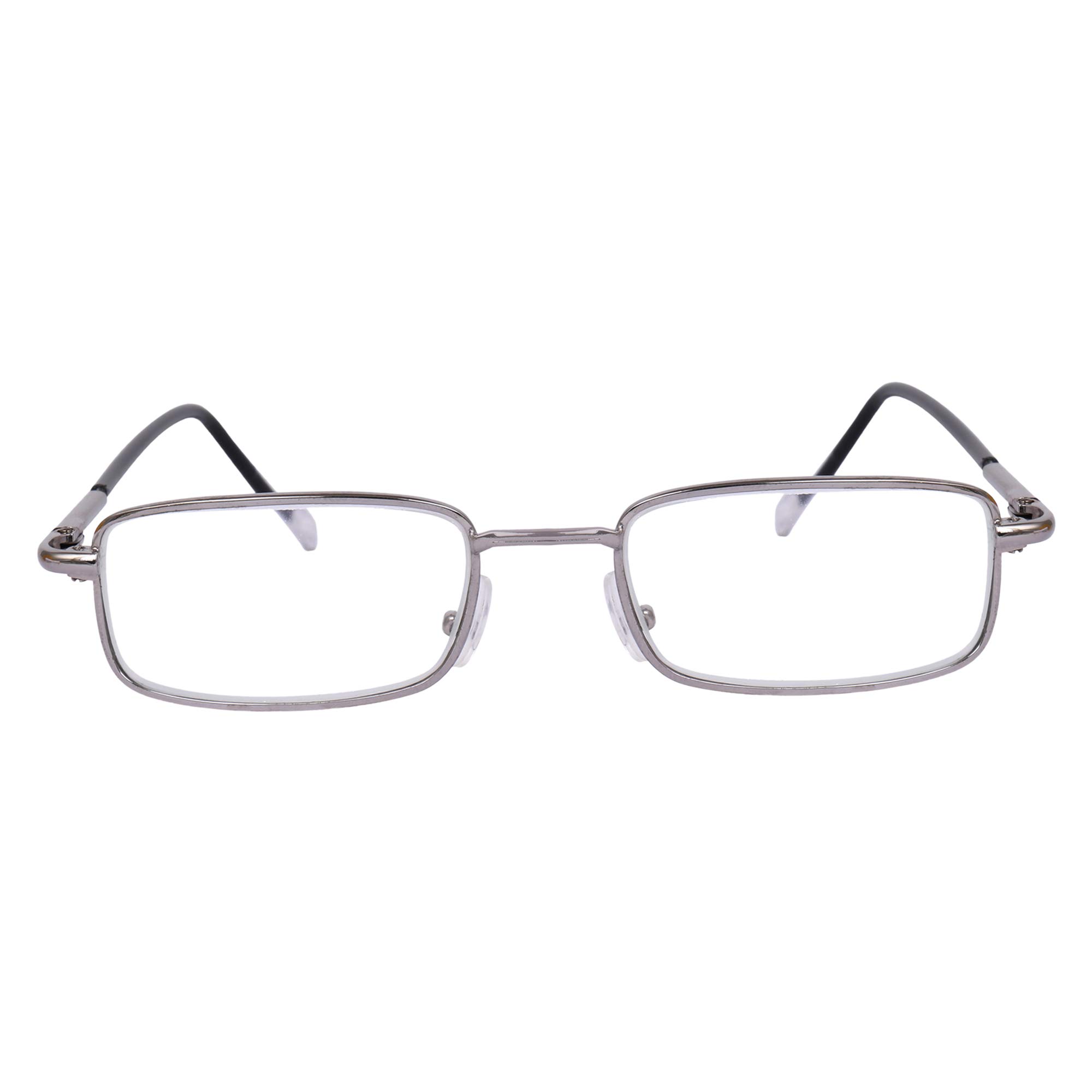 Comfort-Slim Compact Light Weight Reading Glasses,Mono Spring Sides With Plastic Cases (+ 2.75, Metallic Grey) (B07XKWJQGB) Amazon Price History, Amazon Price Tracker