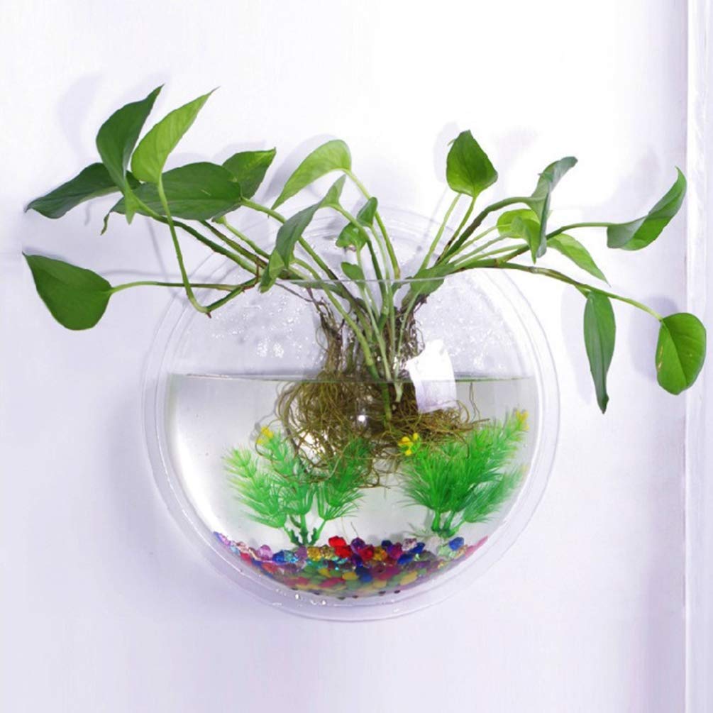 VILLCASE Réservoirs D'aquarium Décor De Réservoir Pots De Jardinière D'aquarium Kit De Fabrication De Bracelets Mur Fish Tank Aquarium Mural à Bulles Boîte à Pots De Fleurs Hydroponique