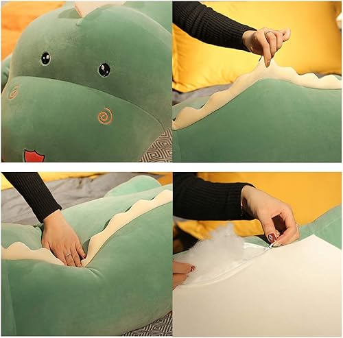Miniatura 3 de Almohada de felpa de dinosaurio, lindo juguete de peluche de dinosaurio suave, almohada grande para abrazar, regalos para cumpleaños de niños, San