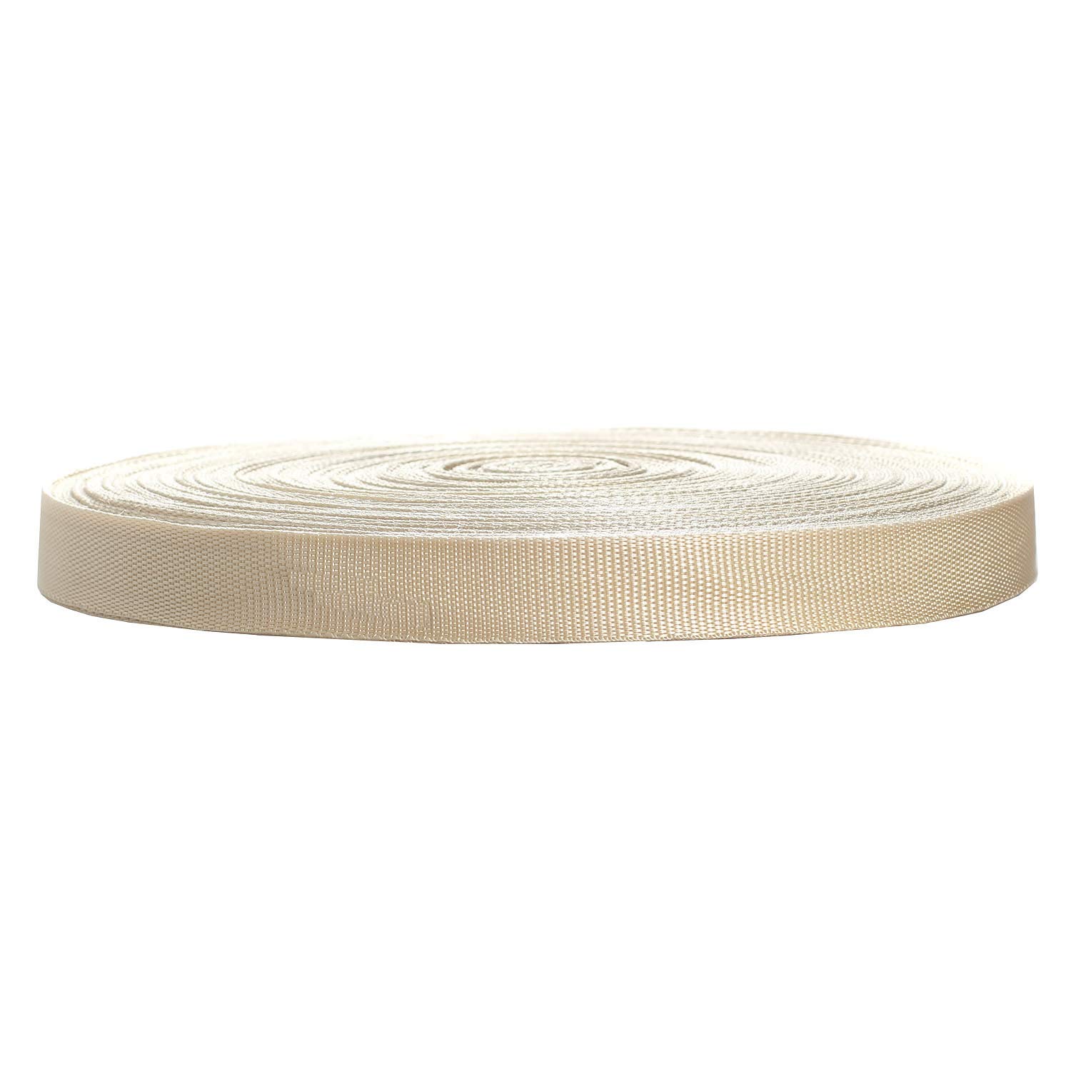 Sangle En Polypropylène 10m X 50mm - Blanc Résistant Aux UV - Pour Emballage, Manutention, Bricolage