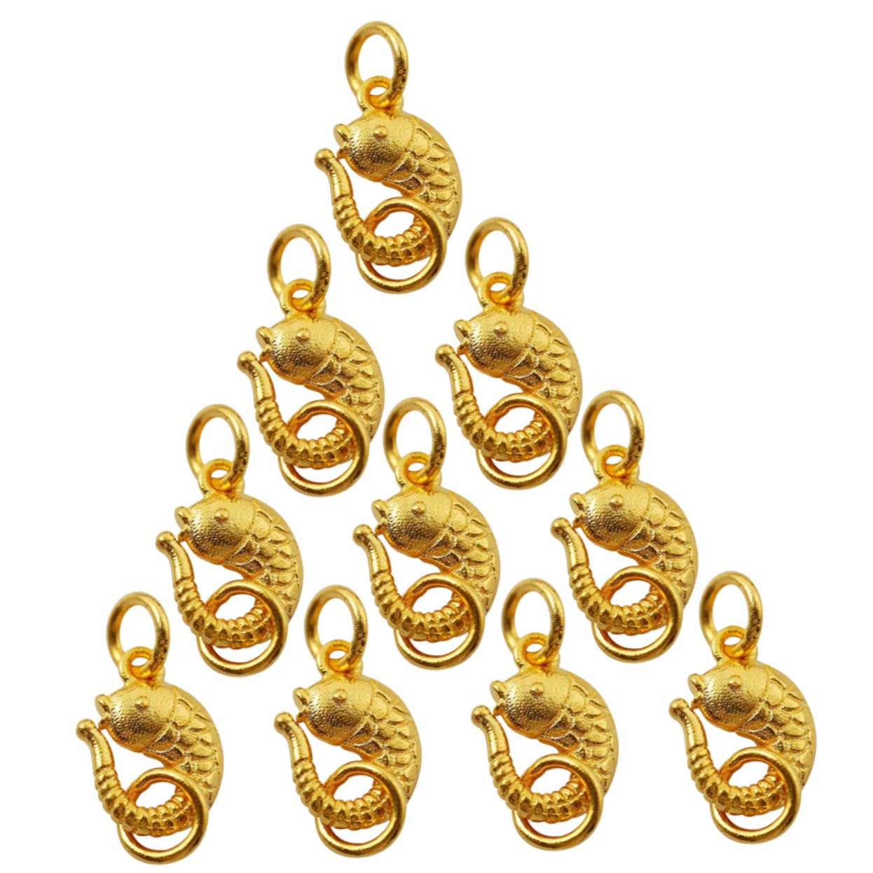 NUOBESTY 40pezzi Chiusure Per Collane Fai Da Te Da Chiusura Forma Di Pesce Accessori Per Gioielli Perfetta Per Collane e Braccialetti